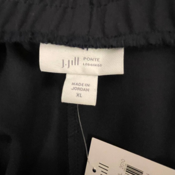J Jill Navy pant Ponte Leggings Size XL Pull on - Picture 4 of 10
